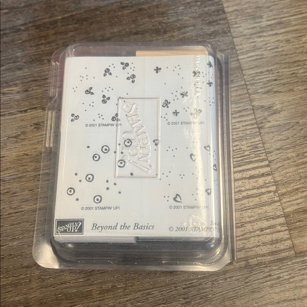 Stampin' Up! Beyond the Basics 2001 Stamp Set of 4 NEW
